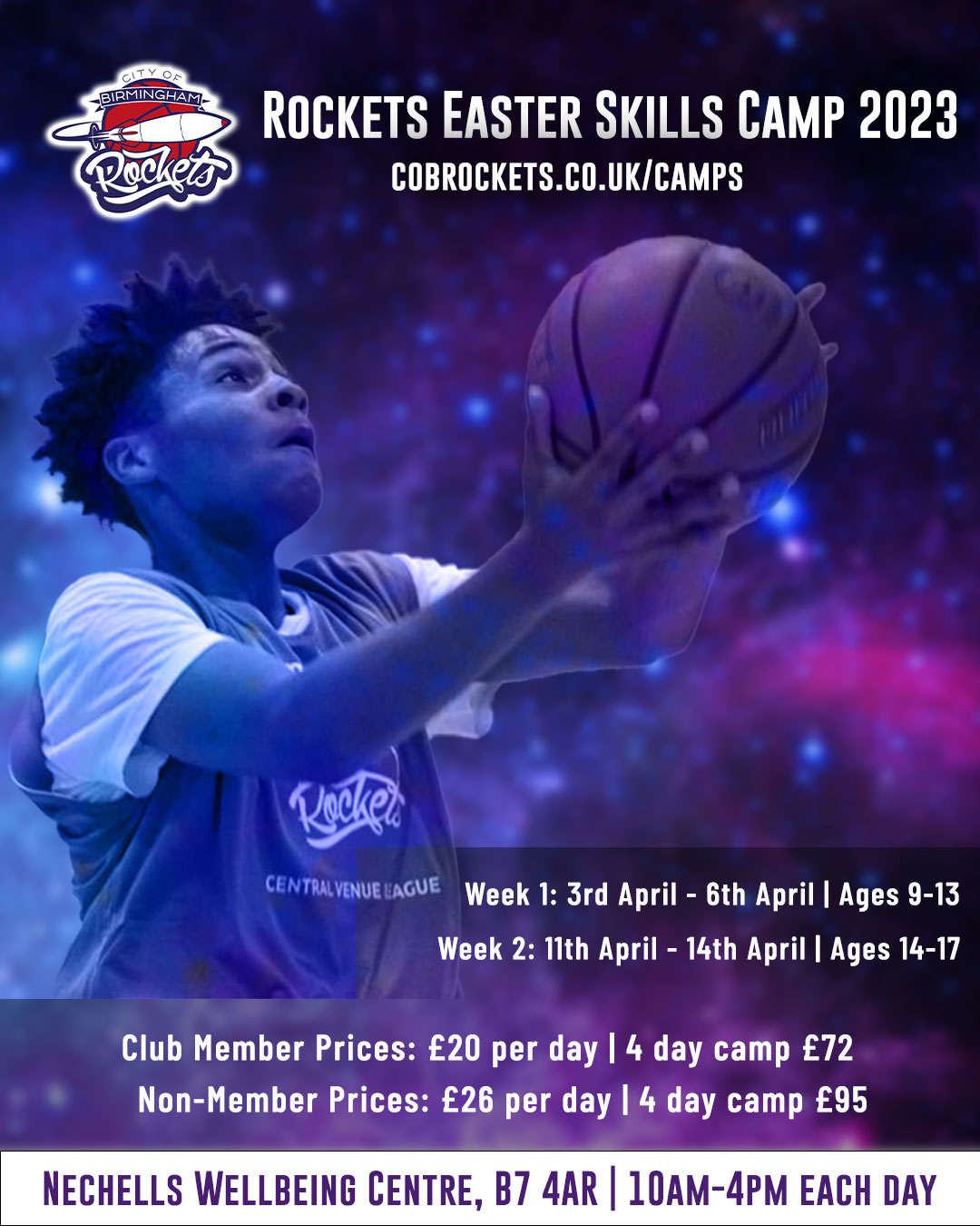 Holiday Community Camps – CITY OF BIRMINGHAM ROCKETS BASKETBALL CLUB