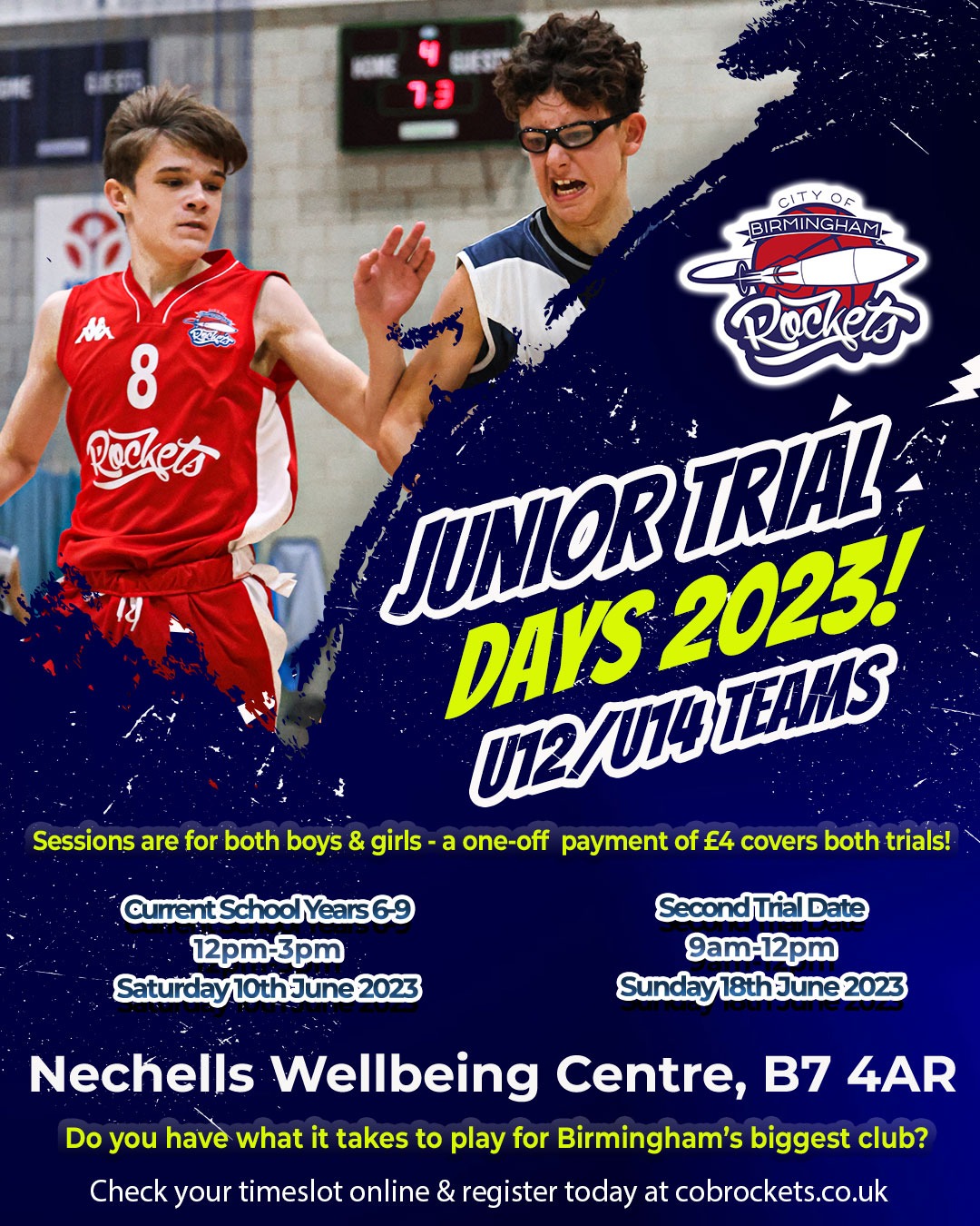Junior Team Trial Dates & Registration Details - City of Birmingham ...